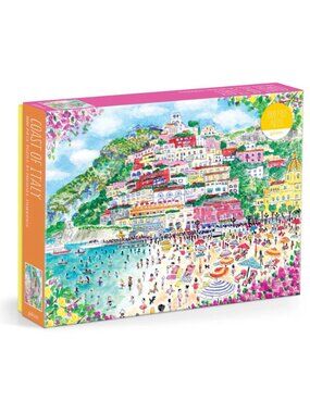 Galison Michael Storrings Coast of Italy 1000 Piece Puzzle